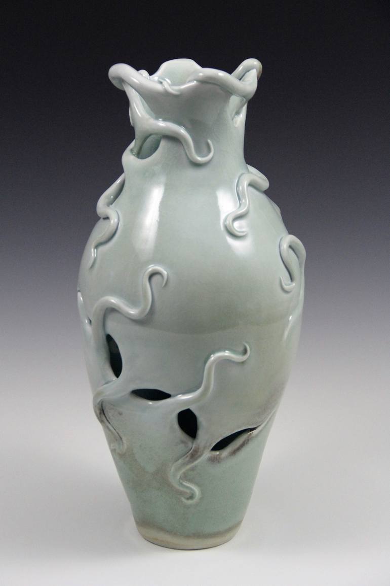 Original Art Deco Abstract Sculpture by Irina Lakshin