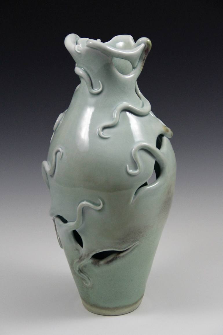 Original Art Deco Abstract Sculpture by Irina Lakshin