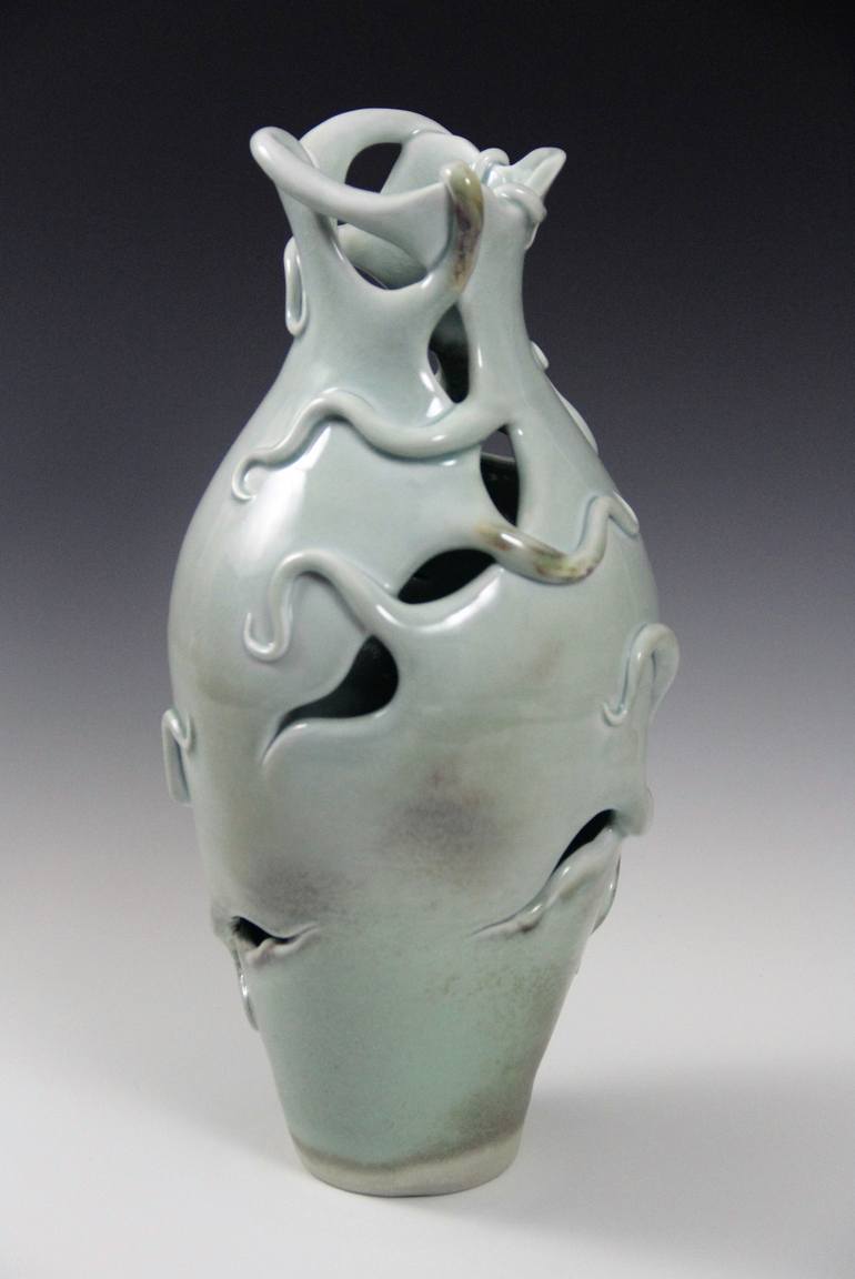 Original Art Deco Abstract Sculpture by Irina Lakshin