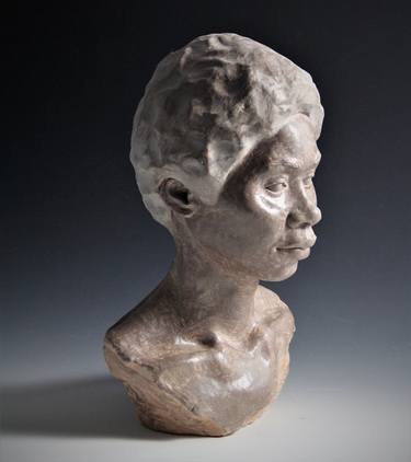 Original Figurative Portrait Sculpture by Irina Lakshin