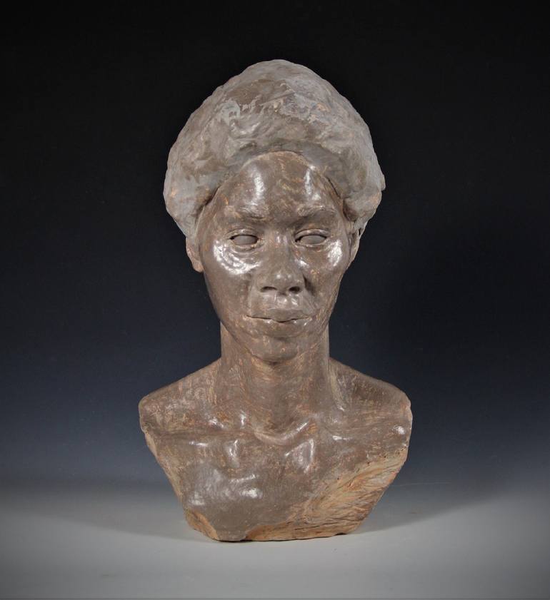 Original Figurative Portrait Sculpture by Irina Lakshin