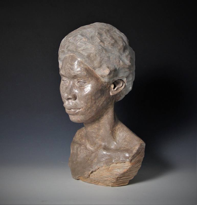 Original Figurative Portrait Sculpture by Irina Lakshin