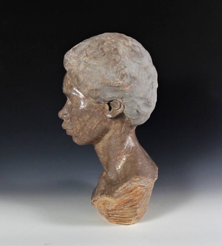 Original Figurative Portrait Sculpture by Irina Lakshin