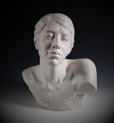 Original Expressionism People Sculpture by Irina Lakshin