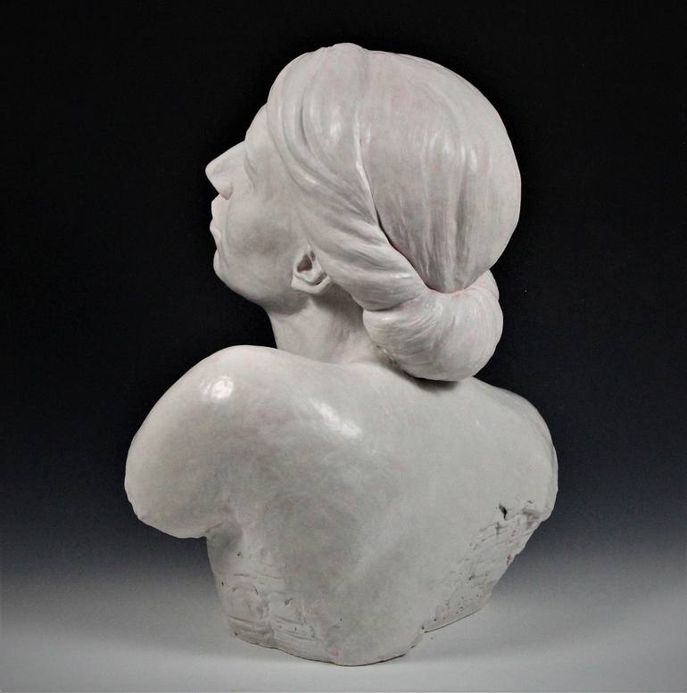 Original Expressionism People Sculpture by Irina Lakshin