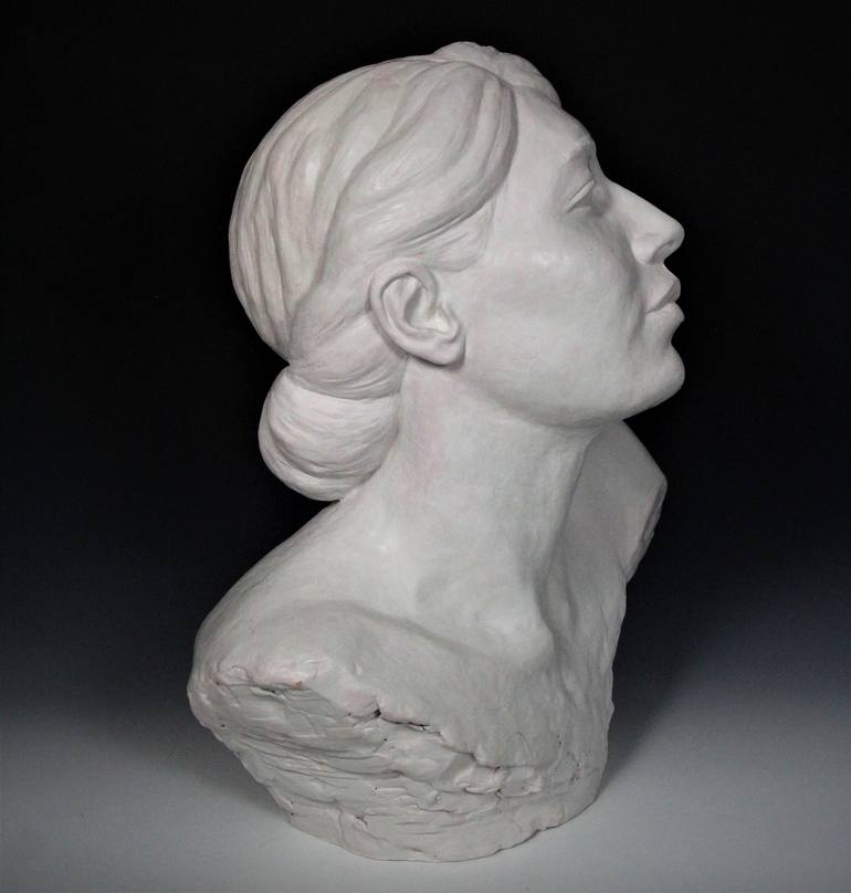 Original Expressionism People Sculpture by Irina Lakshin
