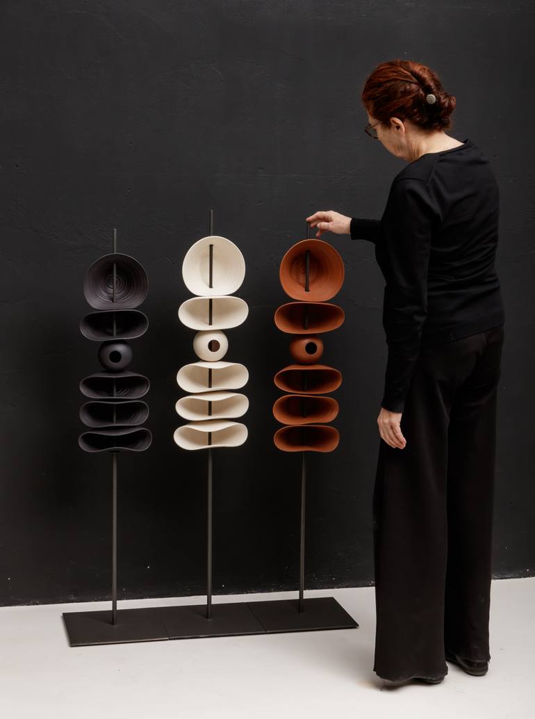 Original Abstract Expressionism Abstract Sculpture by Cristina Figarola