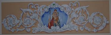 Original Art Deco Religious Paintings by Dimitrios-Seraphim Rousopoulos