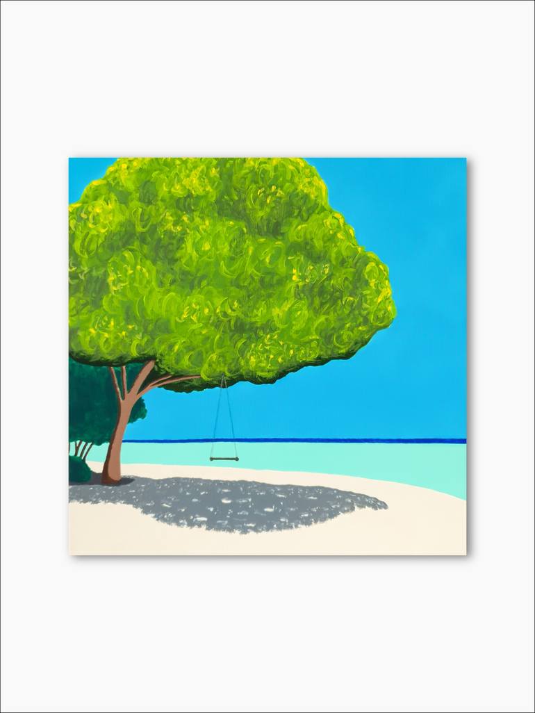 Original Pop Art Beach Painting by Dani Marie