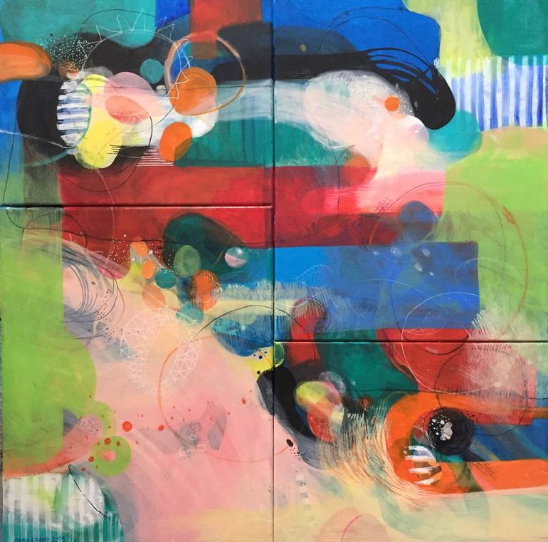 “Puzzle” Painting by Dana Andreea Coatu | Saatchi Art