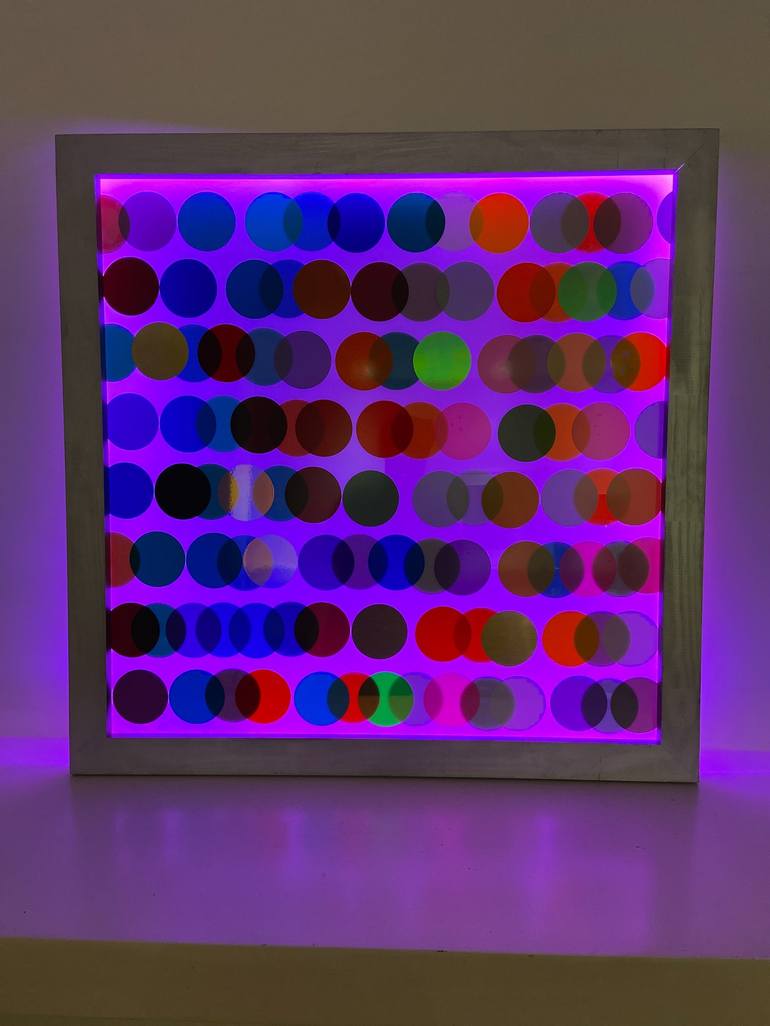 Original Geometric Abstract Sculpture by Maria Bouquet