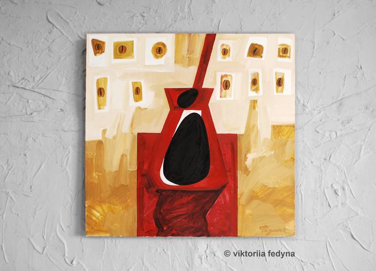 Original Expressionism Abstract Painting by Viktoriia Fedyna