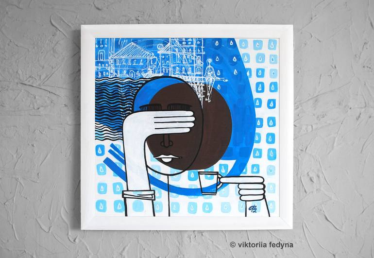Original Expressionism Abstract Paintings by Viktoriia Fedyna