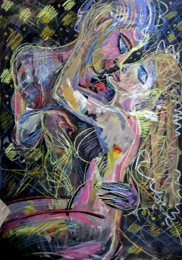 Print of Abstract Expressionism Erotic Paintings by Victor Tretyakov