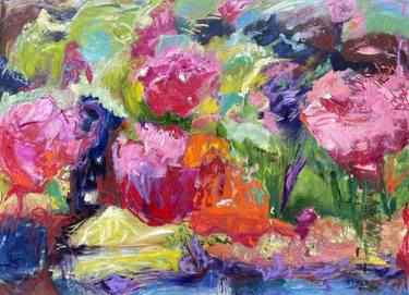 Original Floral Paintings by Maureen Finck