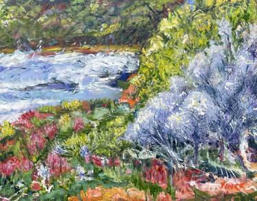 Original Impressionism Landscape Paintings by Maureen Finck