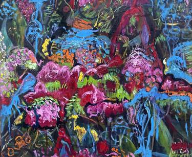 Original Abstract Expressionism Abstract Painting by Maureen Finck