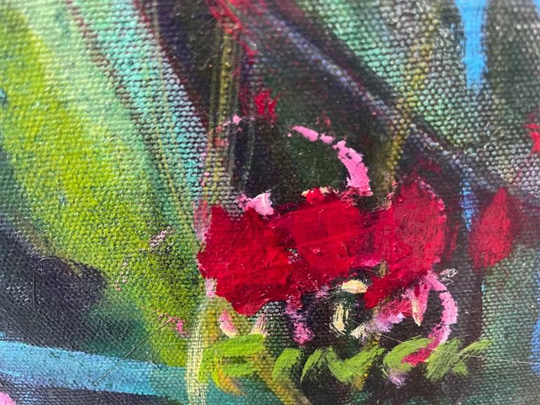 Original Abstract Expressionism Abstract Painting by Maureen Finck