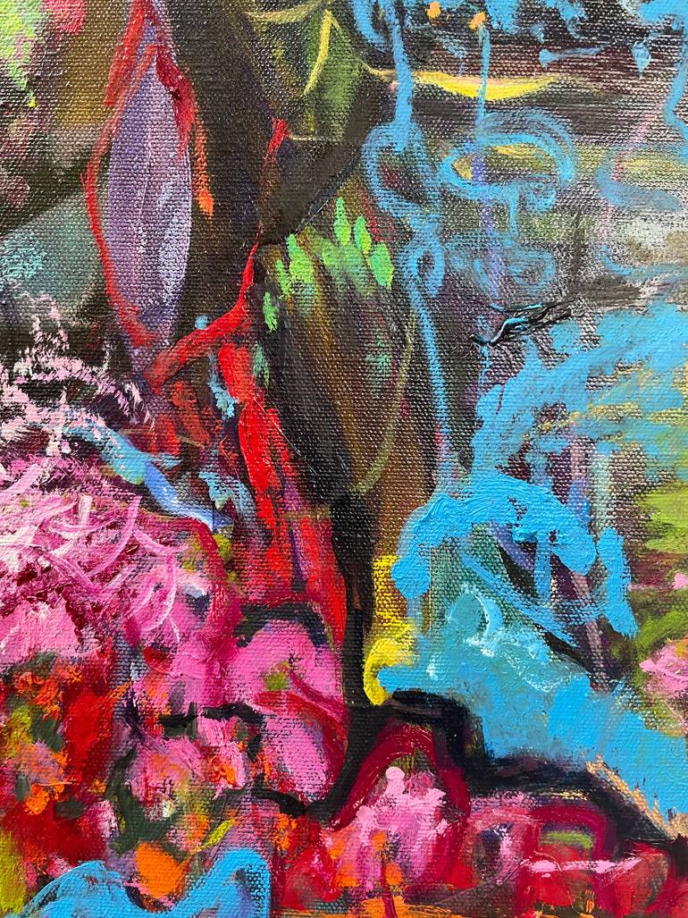 Original Abstract Expressionism Abstract Painting by Maureen Finck