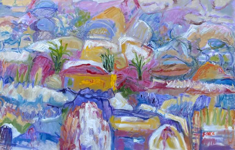 Original Landscape Painting by Maureen Finck | Abstract Art on Canvas | KANGAROO ISLAND 2