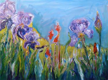 Original Garden Paintings by Maureen Finck