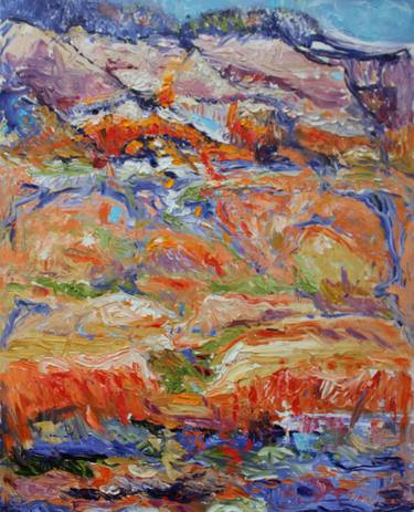 Print of Impressionism Landscape Paintings by Maureen Finck