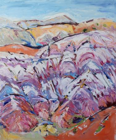 Original Expressionism Landscape Paintings by Maureen Finck