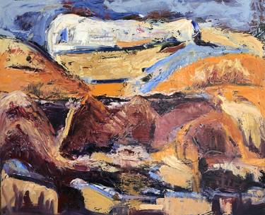 Original Abstract Expressionism Landscape Paintings by Maureen Finck