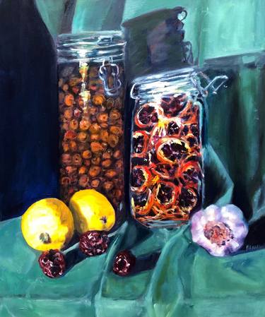 Original Expressionism Still Life Paintings by Maureen Finck