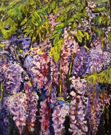 Original Expressionism Floral Paintings by Maureen Finck