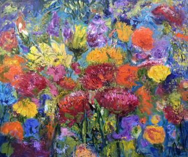 Print of Expressionism Botanic Paintings by Maureen Finck