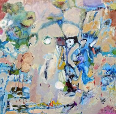 Original Abstract Expressionism Abstract Paintings by Maureen Finck