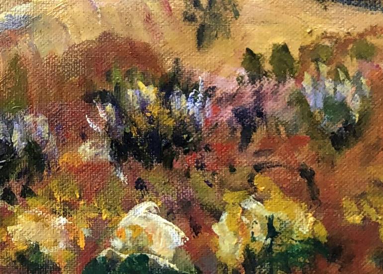 Original Impressionism Landscape Painting by Maureen Finck