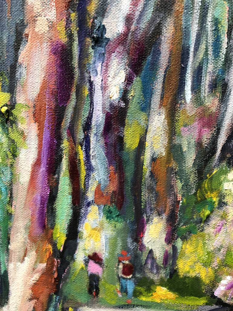 Original Impressionism Landscape Painting by Maureen Finck