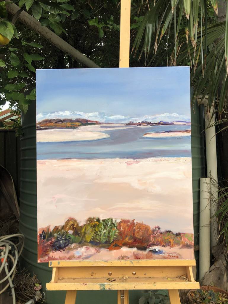 Original Impressionism Seascape Painting by Maureen Finck