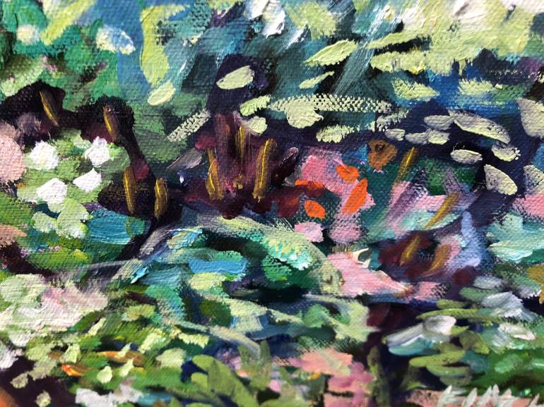 Original Expressionism Landscape Painting by Maureen Finck