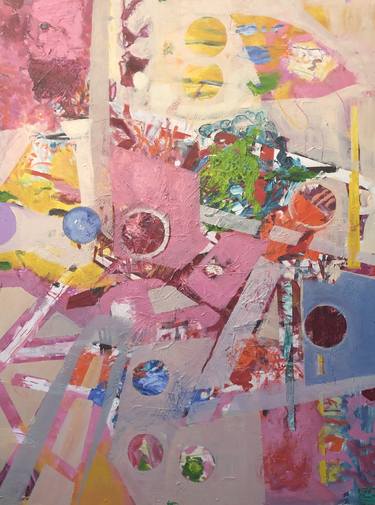 Original Abstract Expressionism Abstract Paintings by Maureen Finck