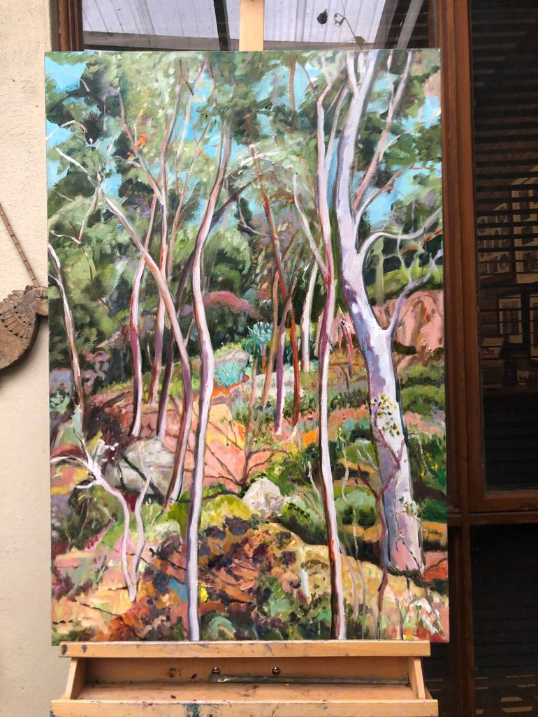 Original Impressionism Landscape Painting by Maureen Finck