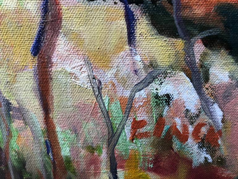 Original Impressionism Landscape Painting by Maureen Finck
