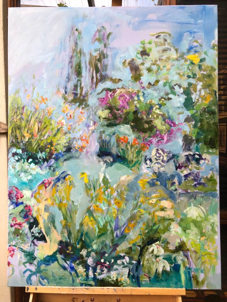 Original Impressionism Landscape Painting by Maureen Finck