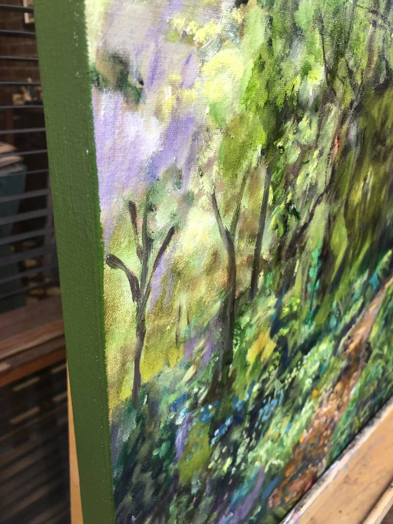 Original Impressionism Landscape Painting by Maureen Finck