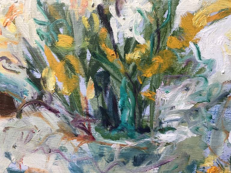 Original Expressionism Landscape Painting by Maureen Finck