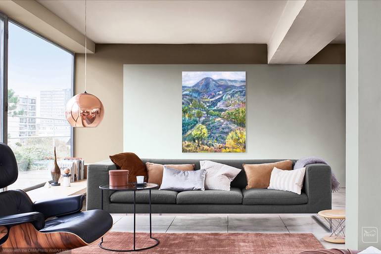 Original Impressionism Landscape Painting by Maureen Finck