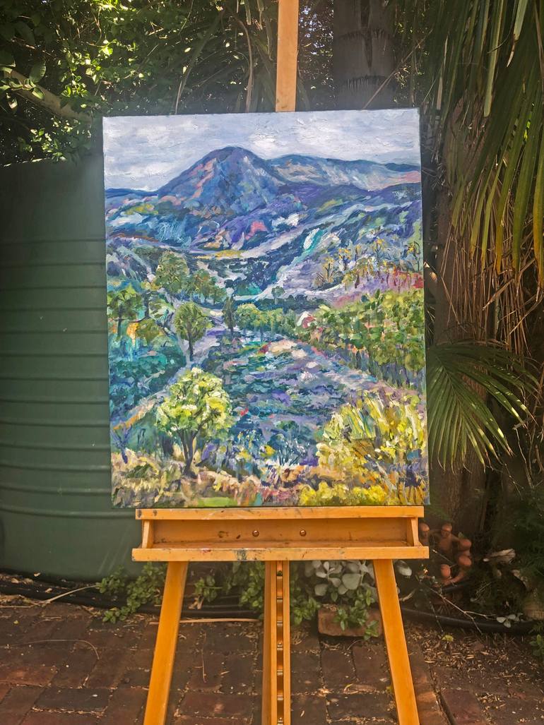 Original Impressionism Landscape Painting by Maureen Finck