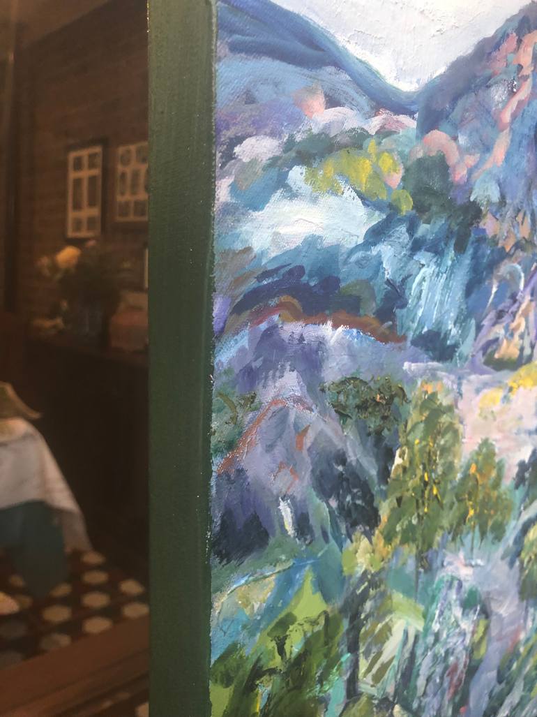 Original Impressionism Landscape Painting by Maureen Finck