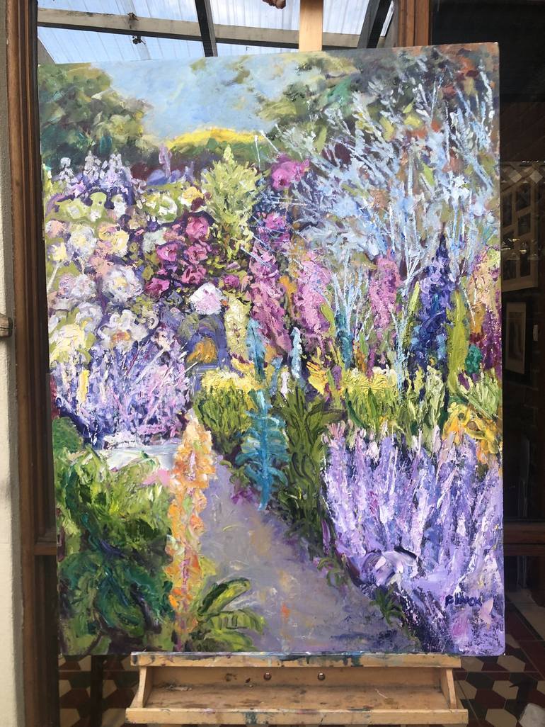 Original Impressionism Landscape Painting by Maureen Finck