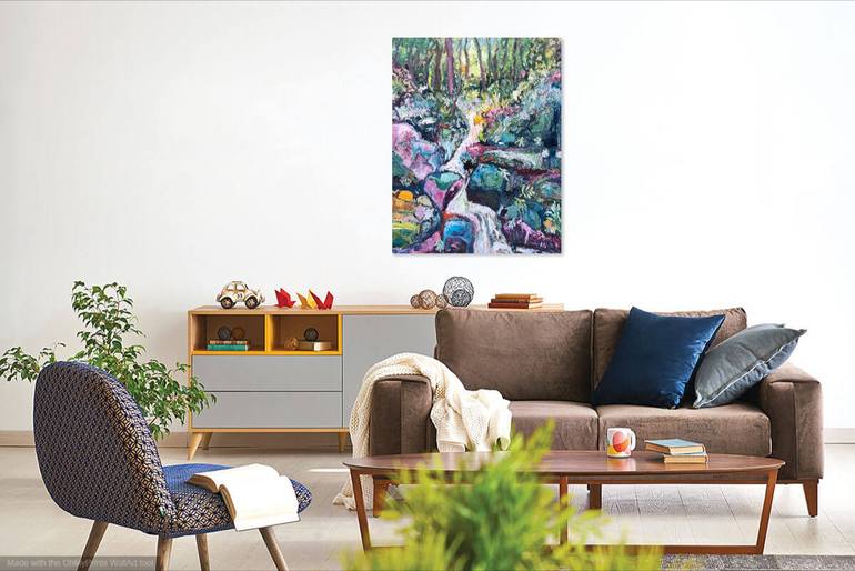Original Impressionism Landscape Painting by Maureen Finck