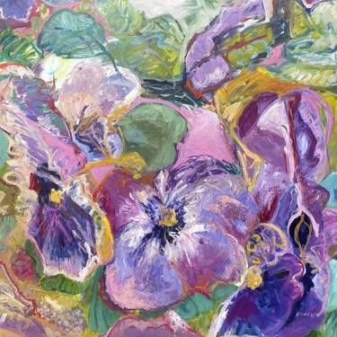 Original Impressionism Floral Paintings by Maureen Finck