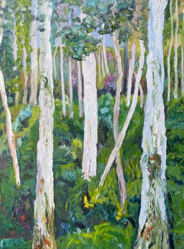 Original Impressionism Landscape Paintings by Maureen Finck