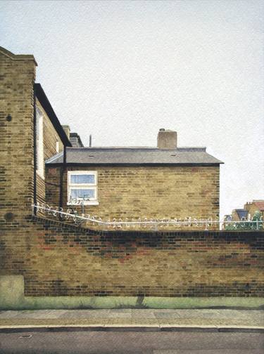 Original Architecture Painting by Adrian Coleman